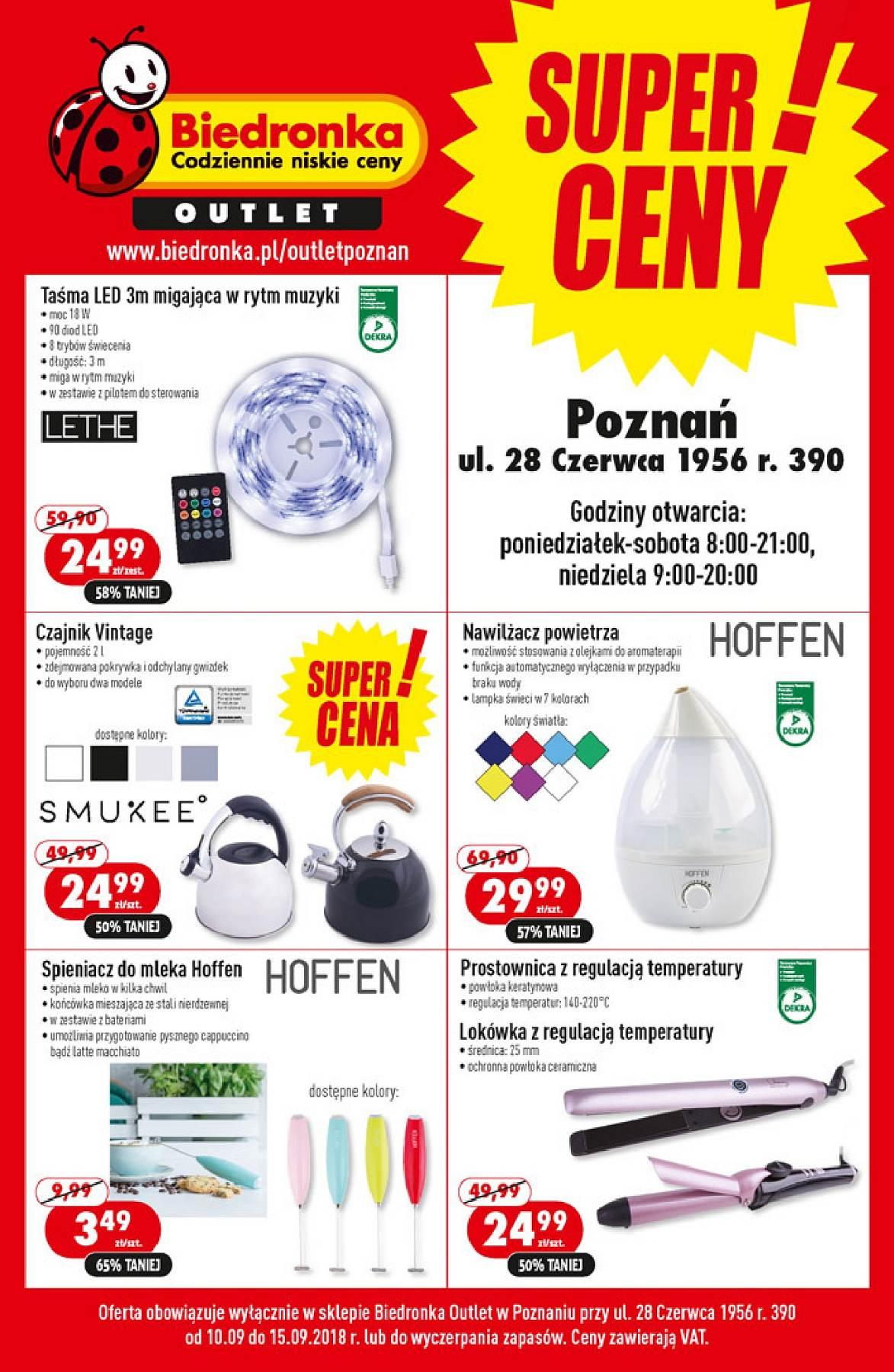 Gazetka promocyjna Biedronka Outlet str. 1
