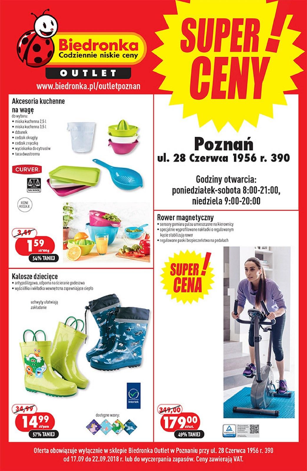 Gazetka promocyjna Biedronka Outlet str. 1